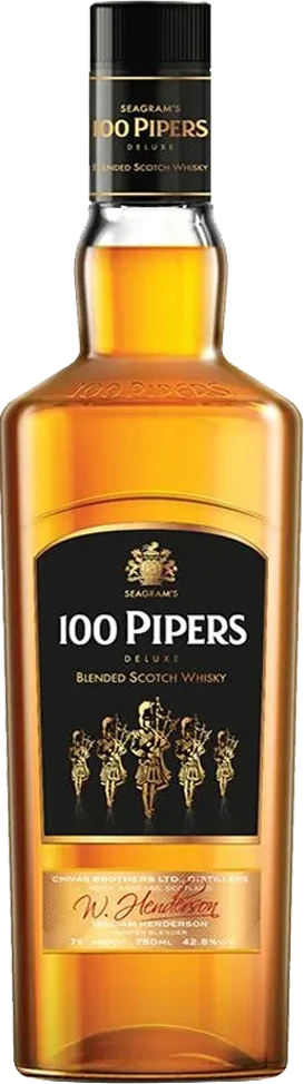 100-pipers.png 100 Pipers Scotch Whisky 1L - Image 1