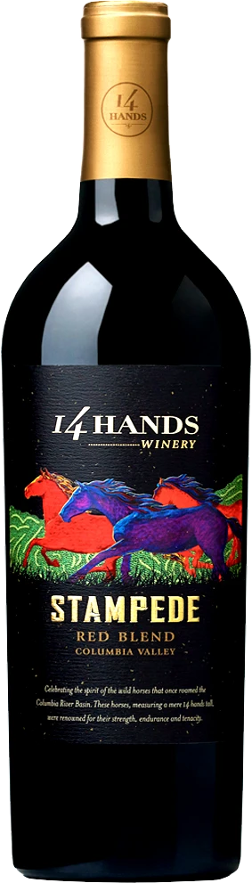 14-hnds-stemp.png 14 Hands Stampede Red Blend 75cl - Image 1