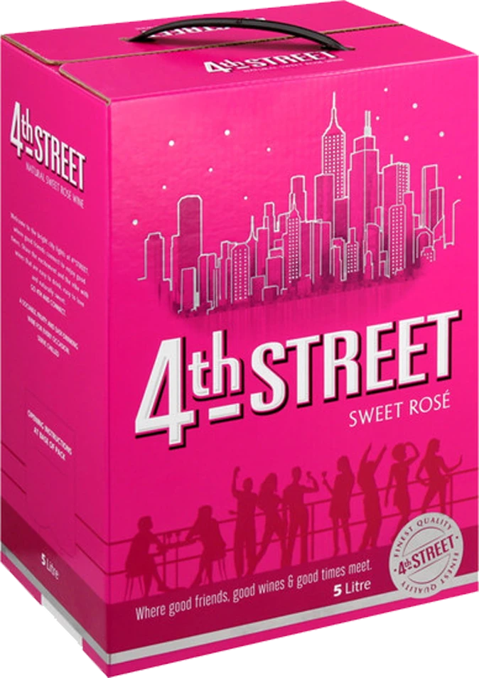 4th Street Sweet Rosé 5L (Cask Wine) - Image 1