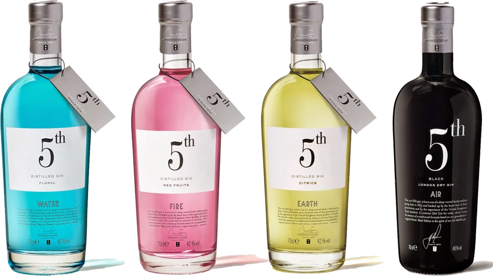 The 5Th Gin 70cl - Image 1