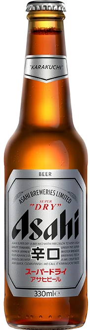 ASAHI.png Asahi Beer Bottle 330ml (Case of 24) - Image 1