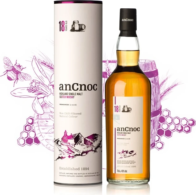 anCnoc 18 Year Old Whisky 70cl - Image 1