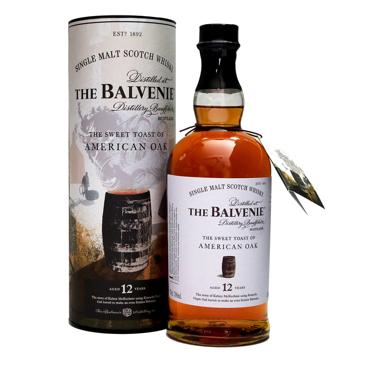 The Balvenie American Oak 12 Year Old Whisky 70cl - Image 1