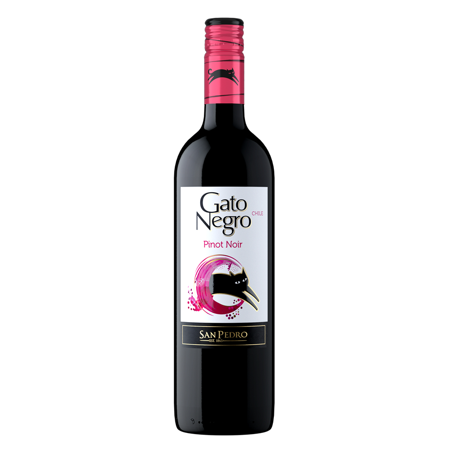 GATO-PINOT.png Gato Negro Pinot Noir Wine 75cl - Image 1