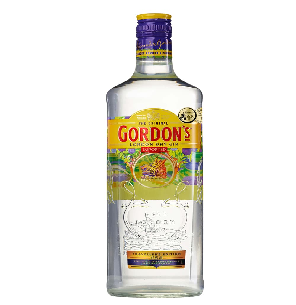 GORDONS-GIN-1Ltr.png Gordon's Gin 1L - Image 1