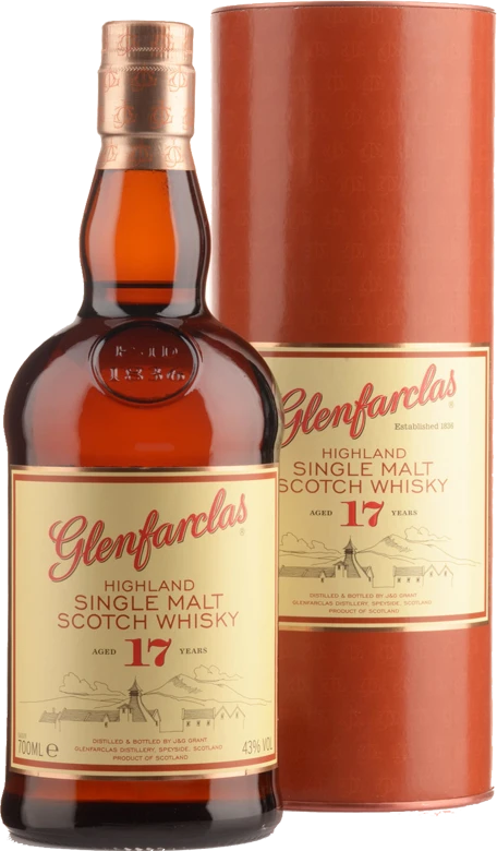 Glen17yo.png Glenfarclas 17 Year Old 70cl - Image 1