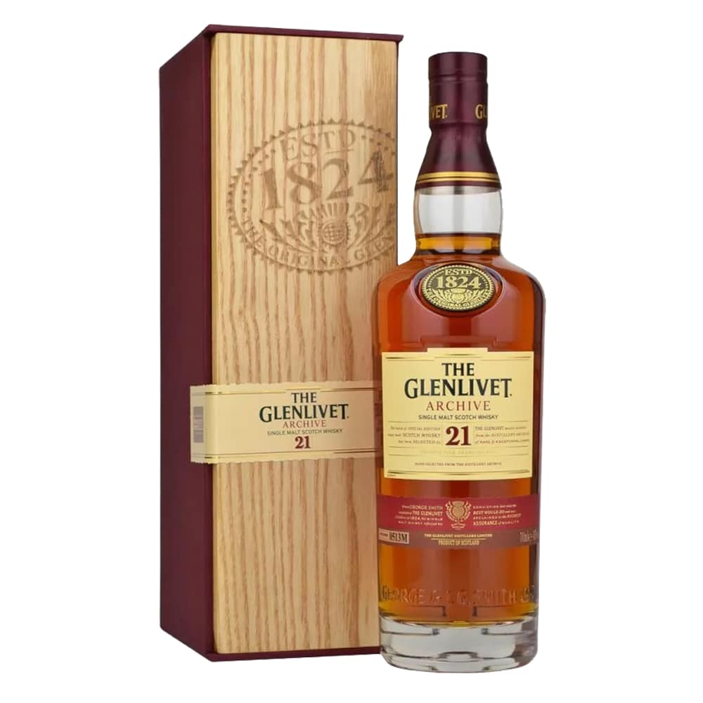 Glenlivet 21 Year Old Whisky 70cl - Image 1