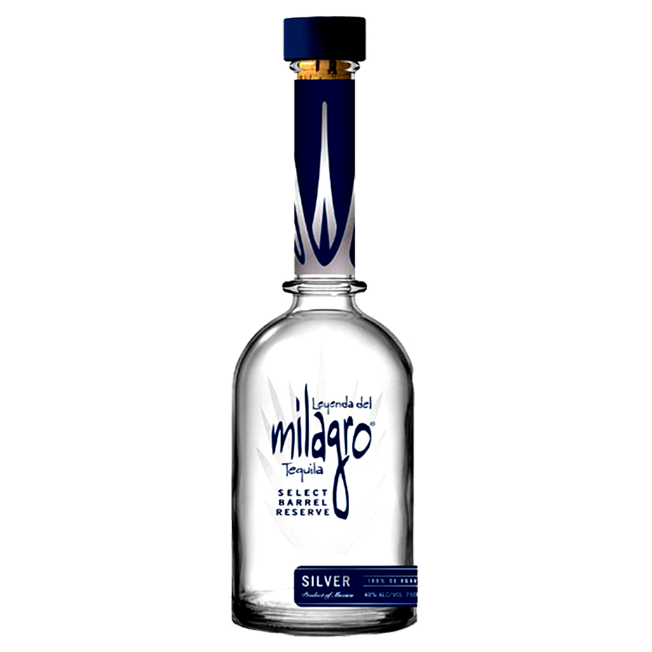 MILAGRO-SILVR.png Milagro Select Barrel Reserve Silver Tequila 75cl - Image 1