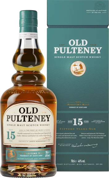 Old-Pulteney-15Y.png Old Pulteney 15 Year Old 70cl - Image 1
