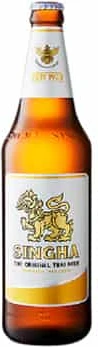 Singha Beer Bottle 330ml (1 Bottle) - Image 1