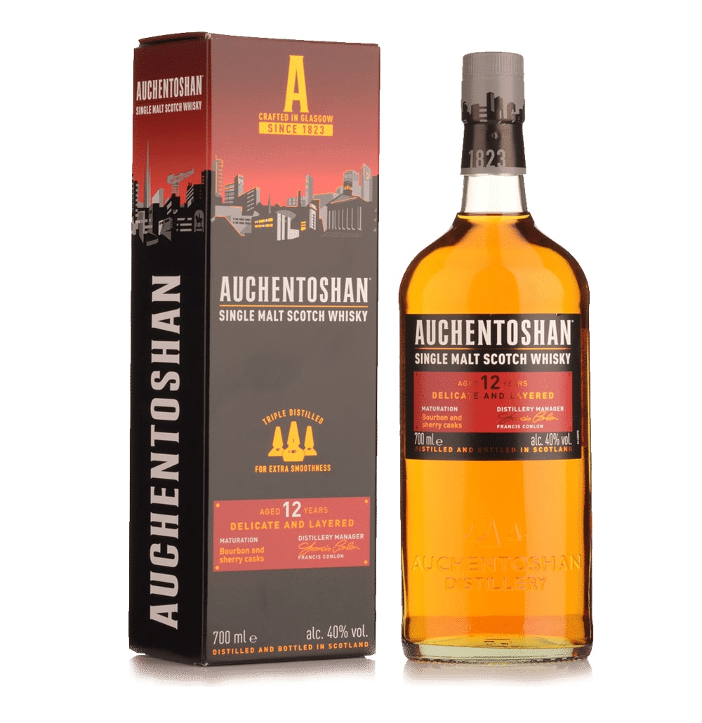 auchen12.png Auchentoshan 12 Year Old 70cl - Image 1