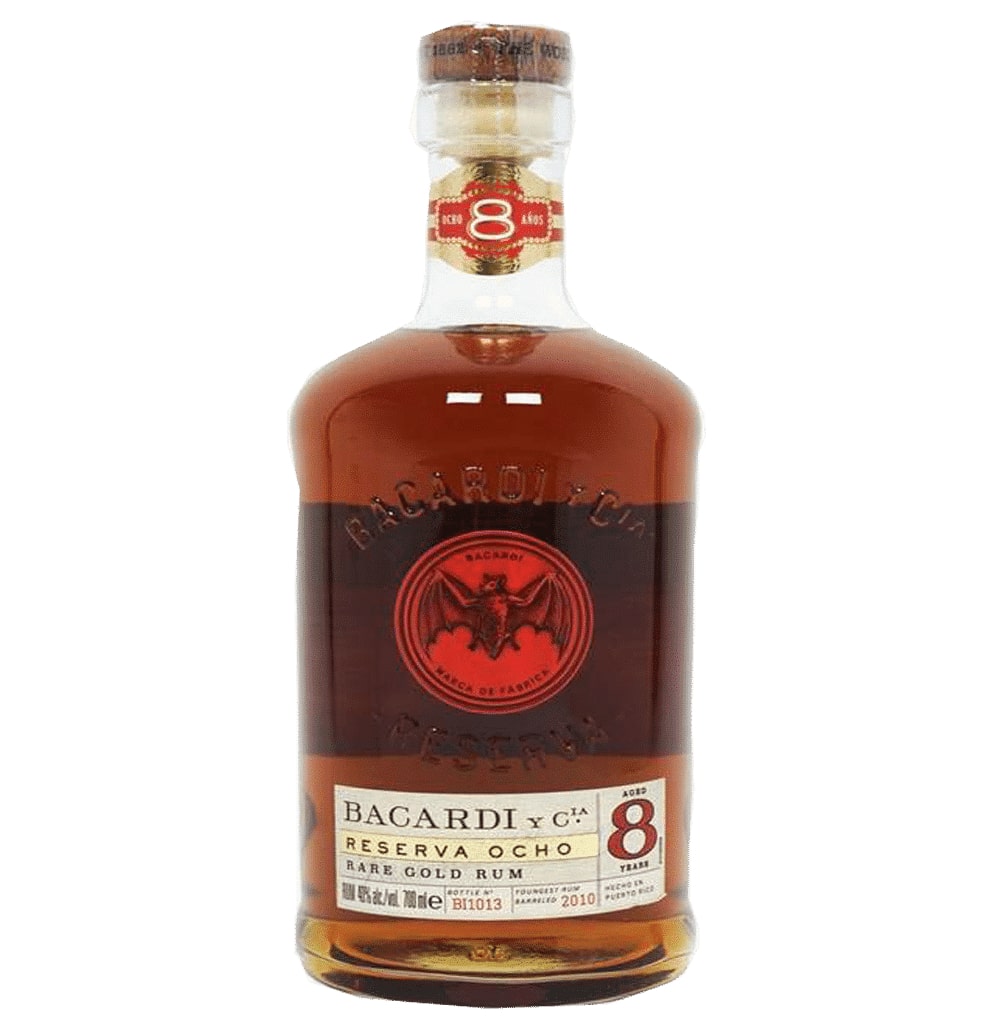 Bacardi Rum 8 Year Old 1L - Image 1