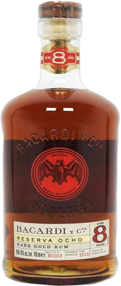 Bacardi Rum 8 Year Old 1L - Image 1