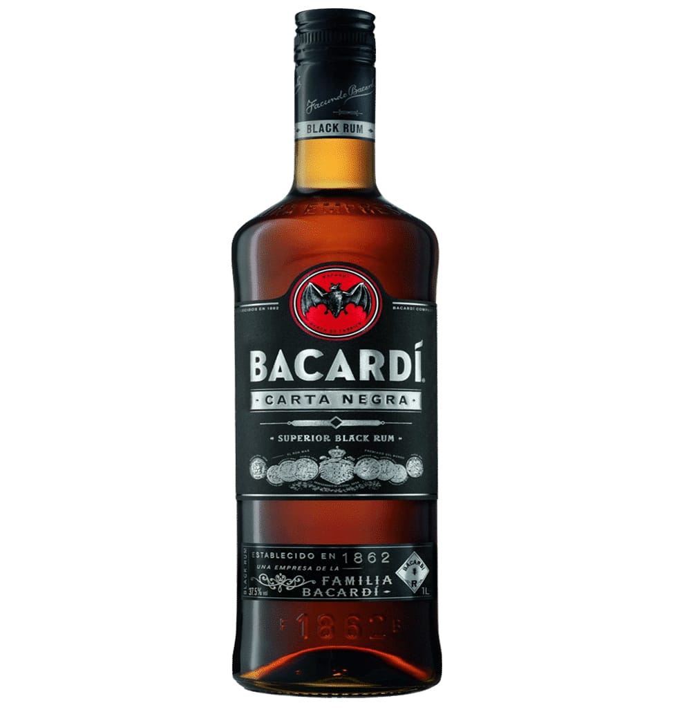 Bacardi Black 75cl - Image 1