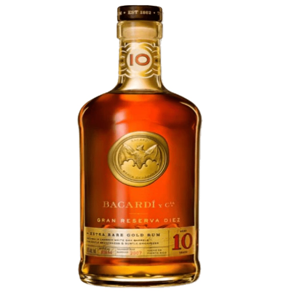 bacardi.png Bacardi Rum 10 Year Old 75cl - Image 1