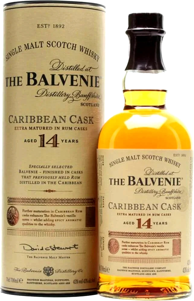 balevie14.png The Balvenie Caribbean Cask 14 Year Old 70cl - Image 1