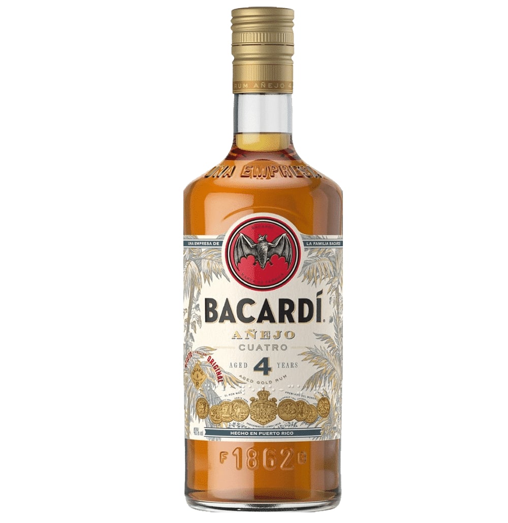 Bacardi Anejo Rum 4 Year Old 1L - Image 1