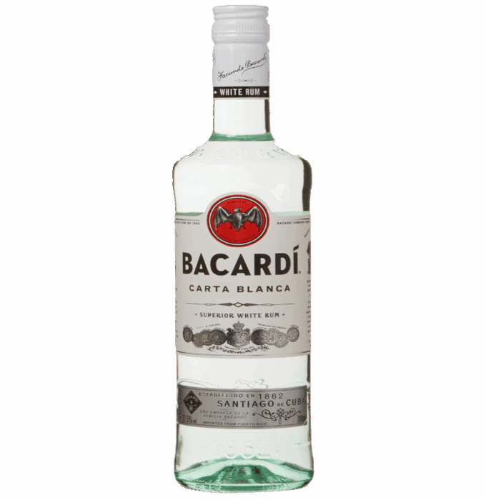 Bacardi Carta Blanca White Rum 1L - Image 1