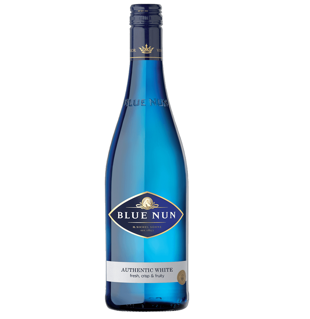 blue-nun.png Blue Nun Authentic White 75cl - Image 1