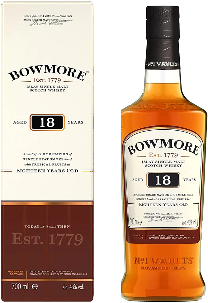 Bowmore 18 Year Old 70cl - Image 1