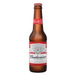 Budweiser Beer Bottle 330ml (1 Bottle)