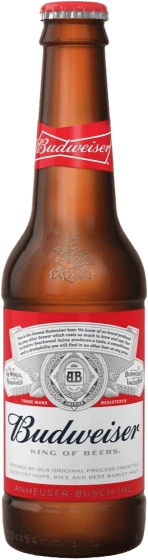 Budweiser Beer Bottle 330ml (1 Bottle) - Image 1