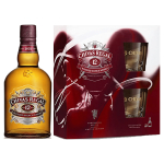 Chivas Regal 12 Year Old Whisky 1L with Glass