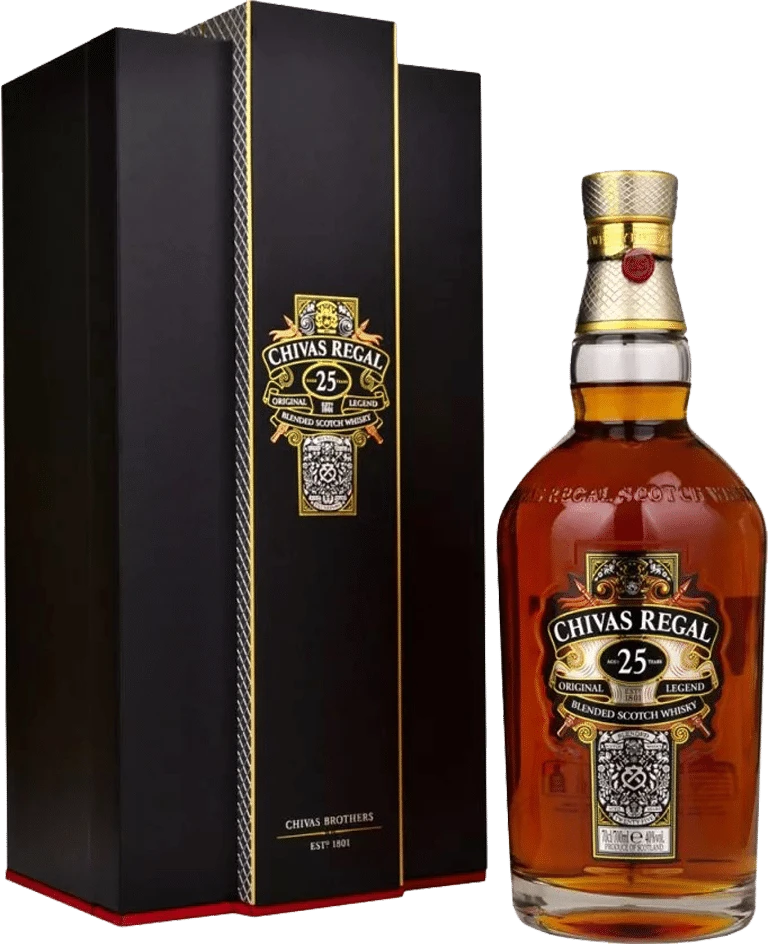 chivas-25.png Chivas Regal 25 Year Old Whisky 70cl - Image 1