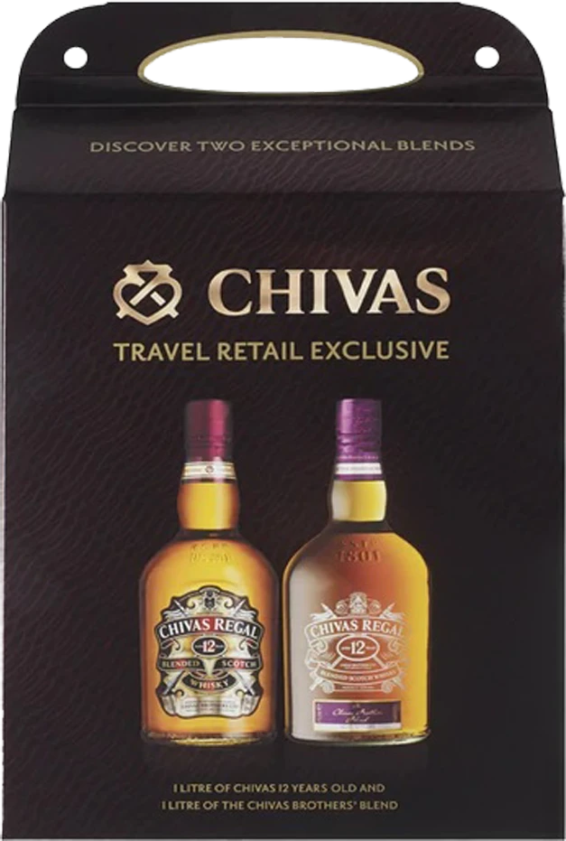 Chivas Regal 12 Year Old Twin Pack 1L - Image 1
