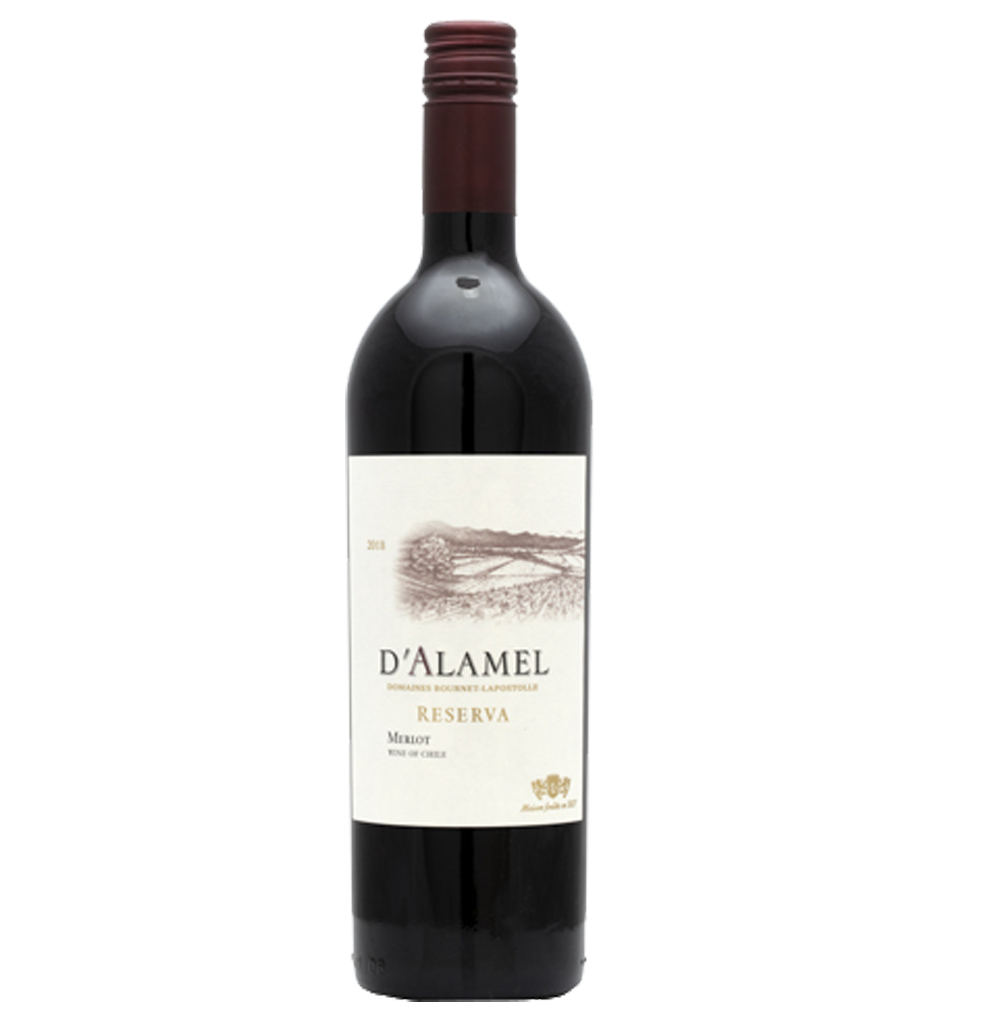 D'Alamel Lapostolle Merlot 75cl - Image 1
