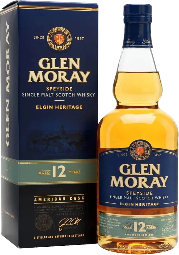 Glen Moray 12 Year Old 70cl - Image 1