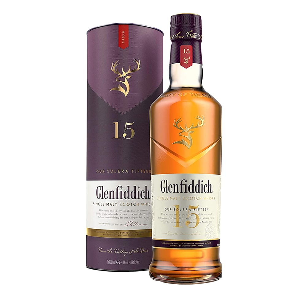 glenfidich-15-1ltr.png Glenfiddich 15 Year Old Solera 1L - Image 1