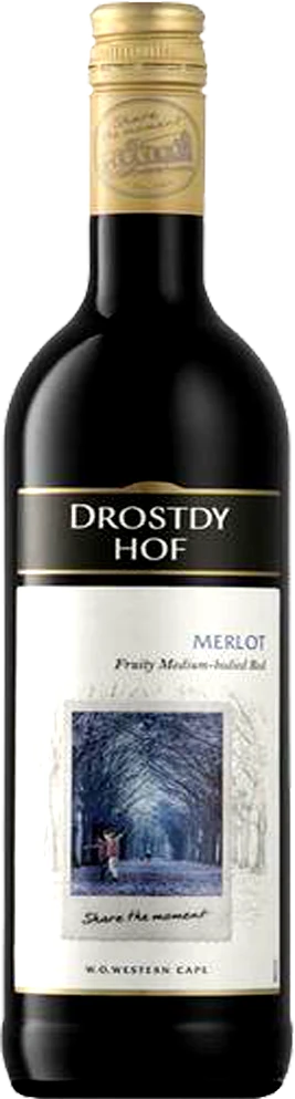 hof-merlot.png Drostdy Hof Merlot - Red Wine 75cl - Image 1