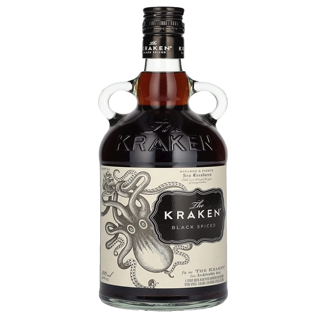 kraken-blck.png Kraken Spiced Dark Rum 1L - Image 1