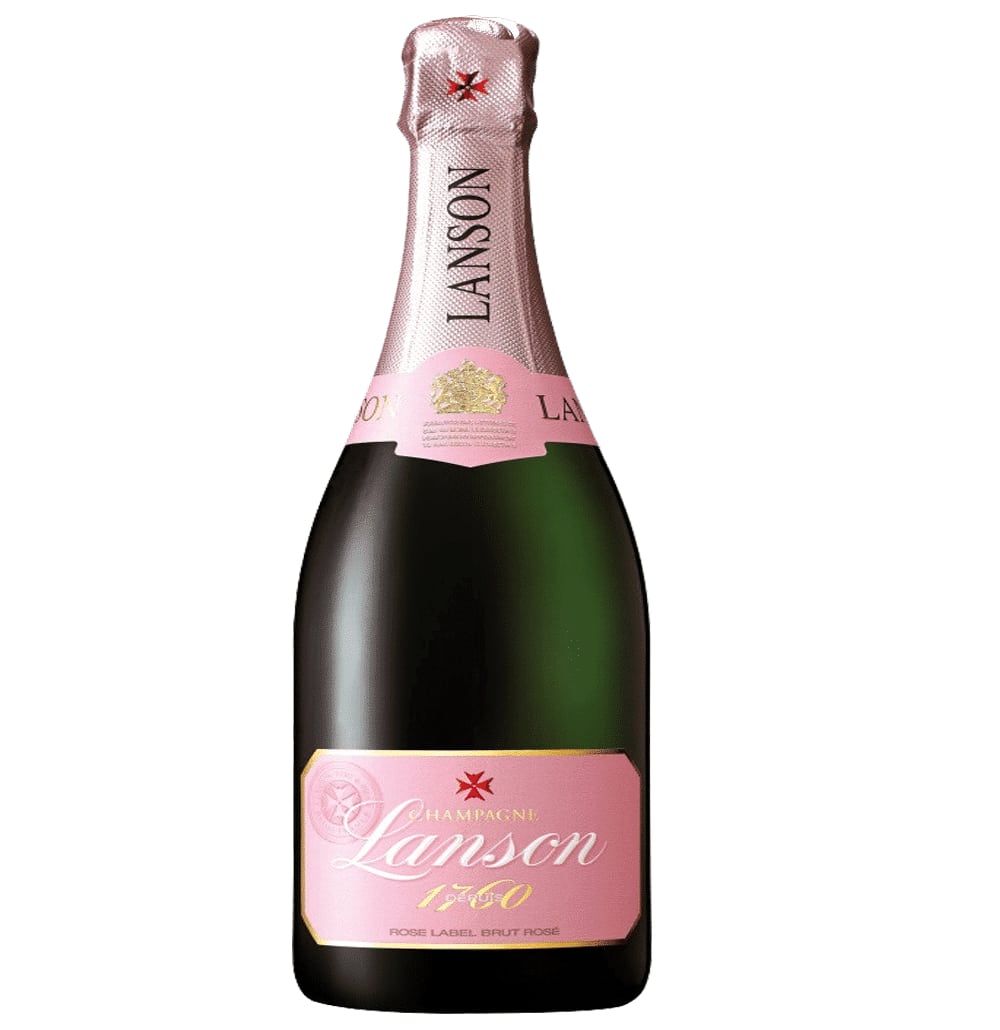 Lanson Rose Label Brut 75cl - Image 1