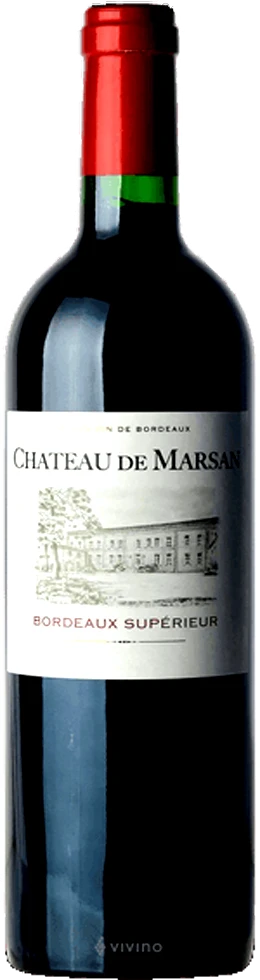 Chateau de Marsan Bordeaux Supérieur 75cl - Image 1