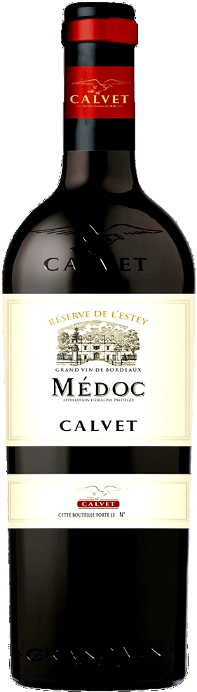 medoc-1.png Médoc Calvet Reserve de L'Estey 75cl - Image 1