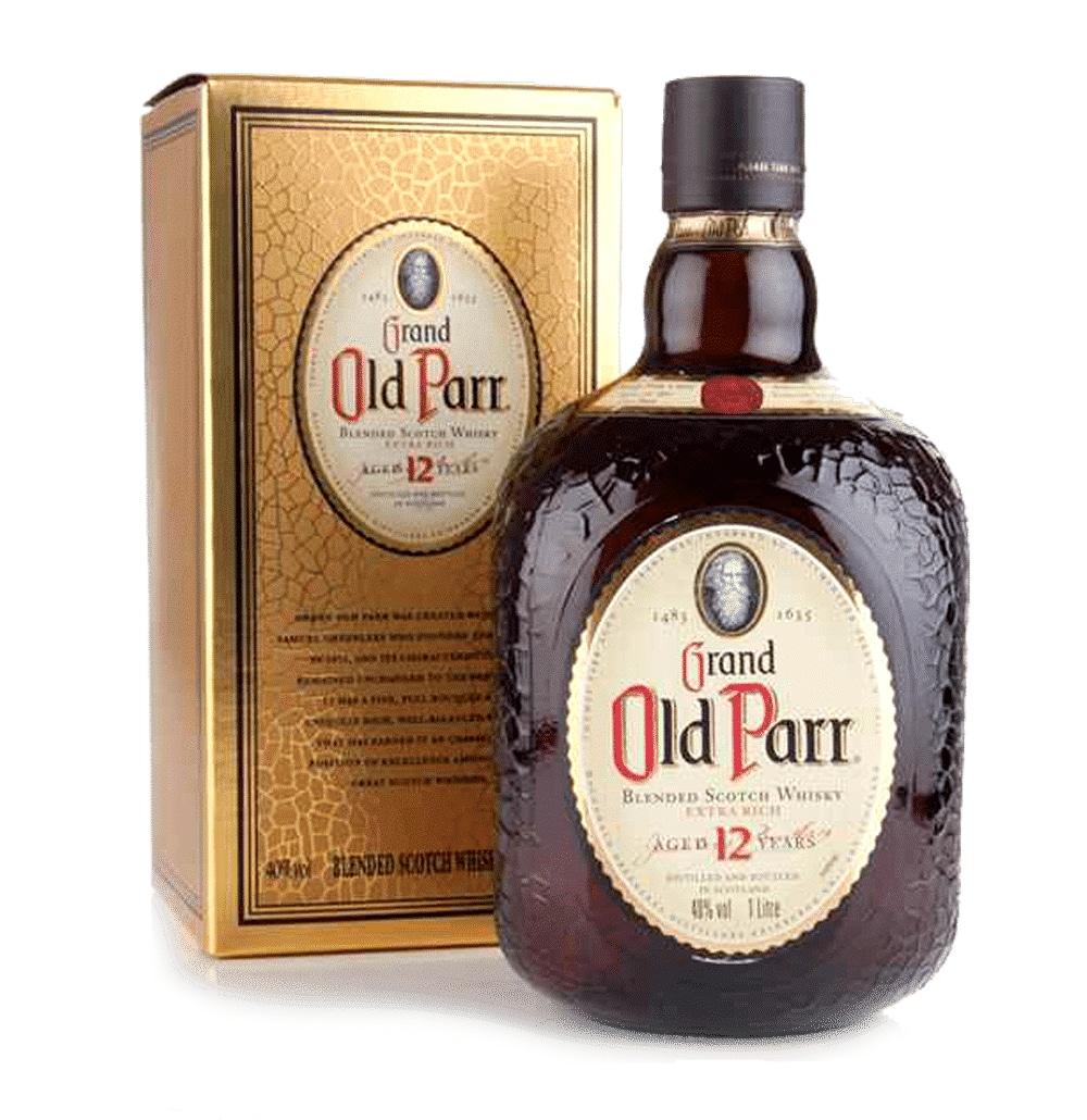 old-par-12.png Old Parr 12 Year Old 1L - Image 1