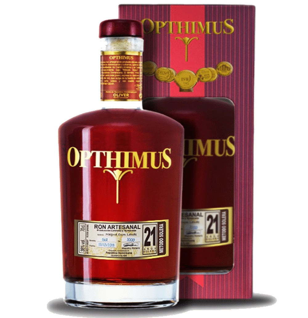 opthi-21.png Opthimus Rum 21 Year Old 70cl - Image 1