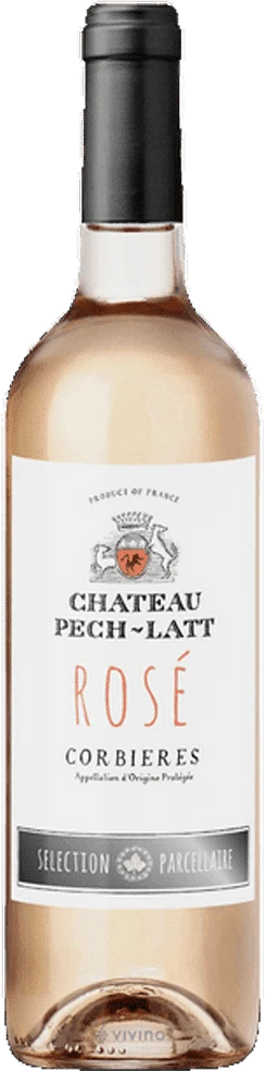peach-rose.png Chevalier Pech-latt - Corbières Rose 75cl - Image 1