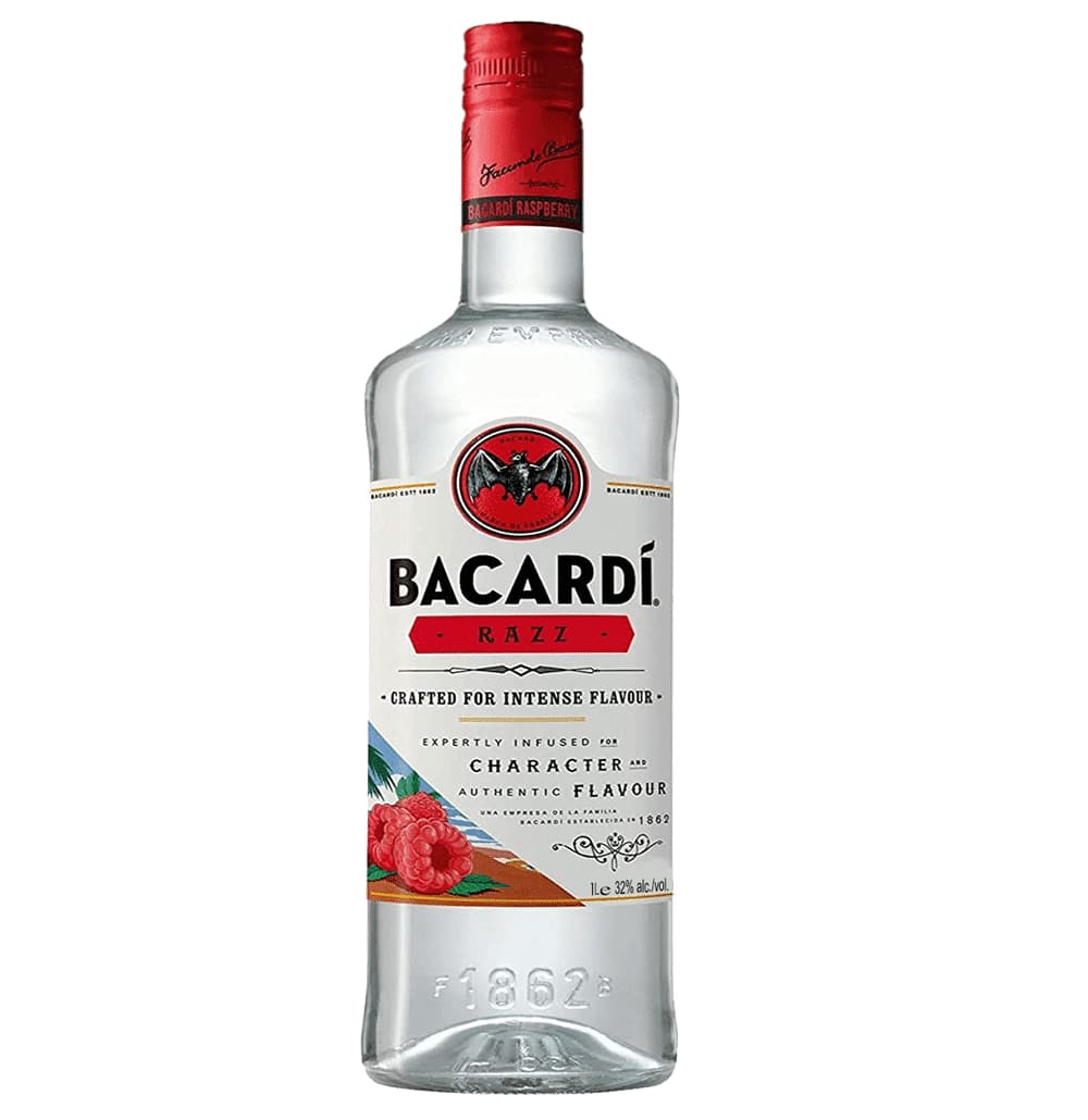 razz.png Bacardi Razz Rum 1L - Image 1