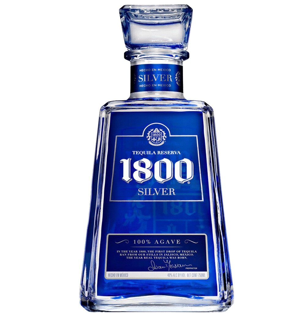silverr.png 1800 Silver Tequila 1L - Image 1