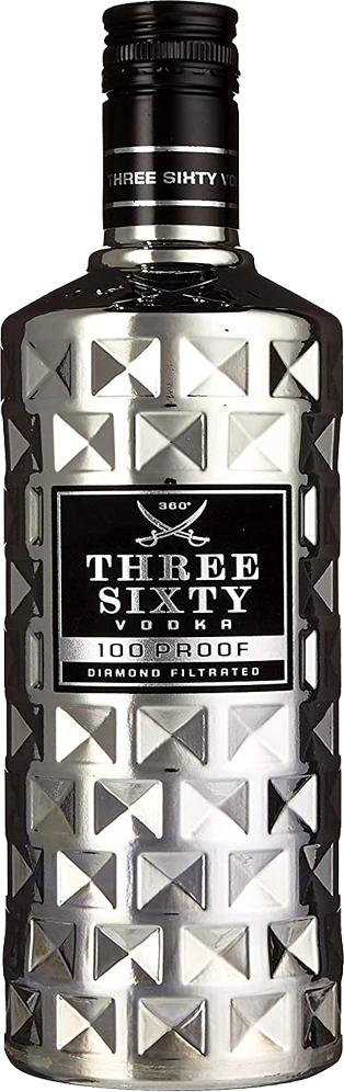 Three Sixty Vodka 70cl - Image 1