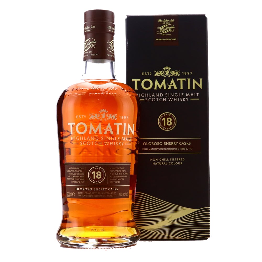 tomatin-18.png Tomatin 18 Year Old 70cl - Image 1