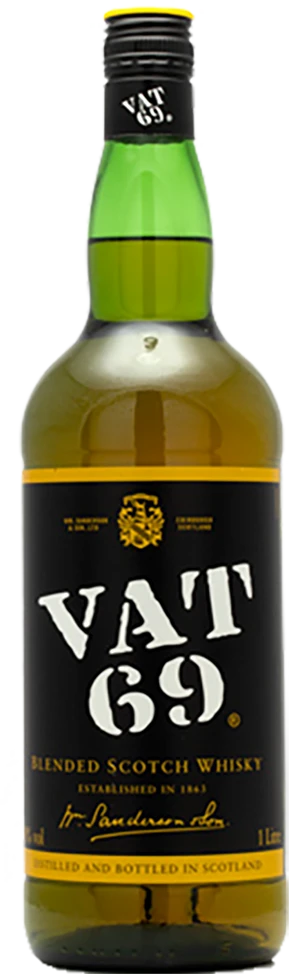vat-69.png Vat-69 Blended Scotch Whisky 1L - Image 1