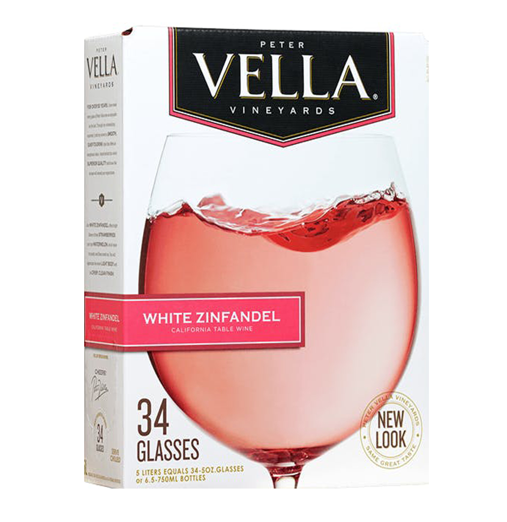 vella-white-zin.png Peter Vella White Zinfandel 5Ltr - Image 1