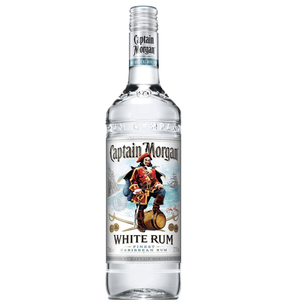 white.png Captain Morgan White Rum 75cl - Image 1