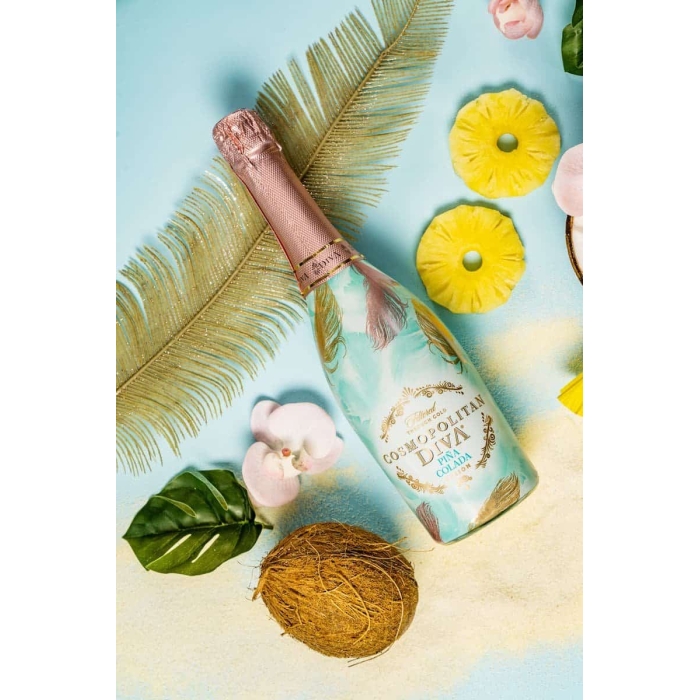 Cosmopolitan Diva Pina Colada Sparkling Wine 75cl - Image 1