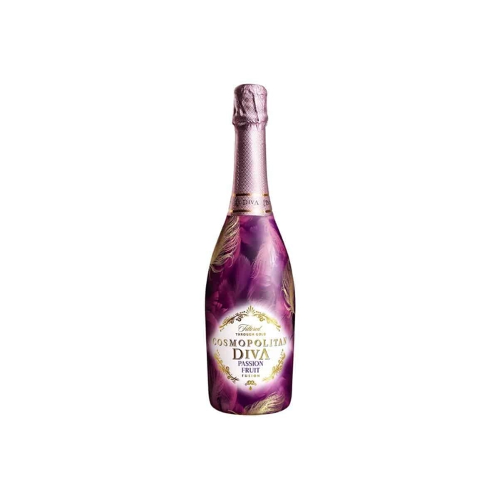 Cosmopolitan Diva Passion Fruit Sparkling Wine 75cl - Image 2