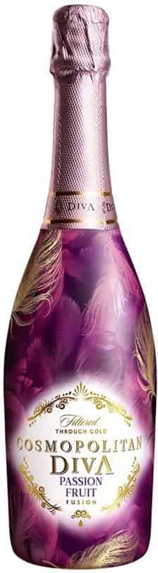 Cosmopolitan Diva Passion Fruit Sparkling Wine 75cl - Image 2